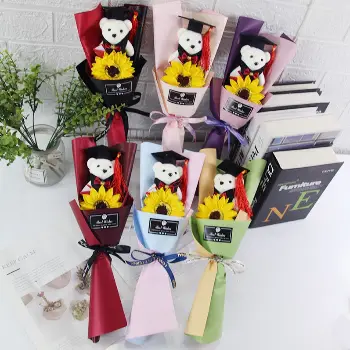 畢業花束10入