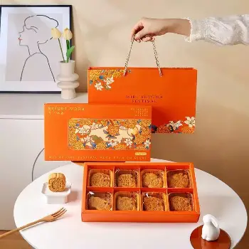 中國風 中秋月餅禮5入