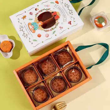  小清新 中秋月餅禮5入